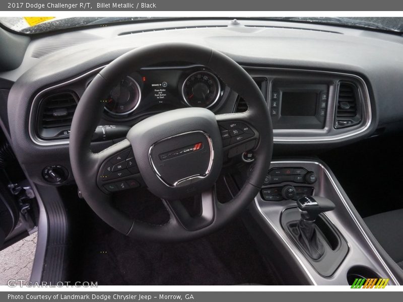 Billet Metallic / Black 2017 Dodge Challenger R/T