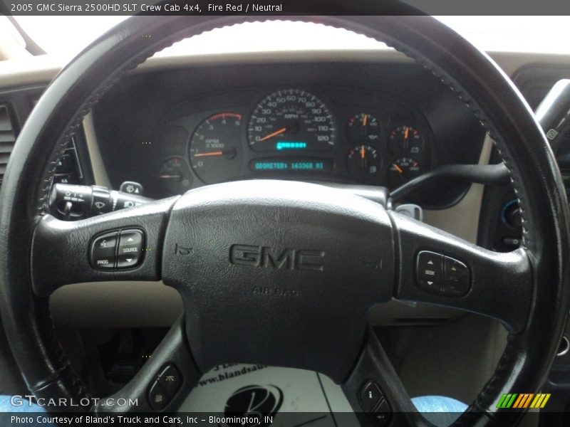 Fire Red / Neutral 2005 GMC Sierra 2500HD SLT Crew Cab 4x4