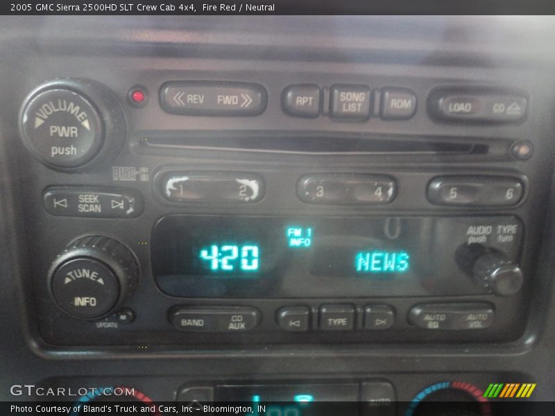 Fire Red / Neutral 2005 GMC Sierra 2500HD SLT Crew Cab 4x4