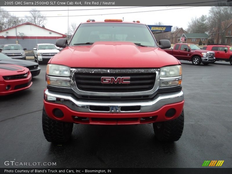 Fire Red / Neutral 2005 GMC Sierra 2500HD SLT Crew Cab 4x4