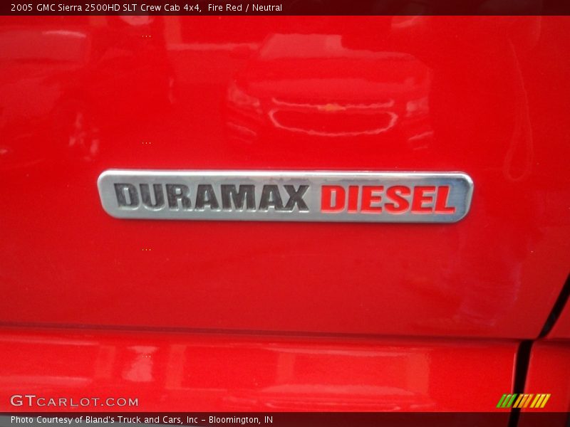 Fire Red / Neutral 2005 GMC Sierra 2500HD SLT Crew Cab 4x4