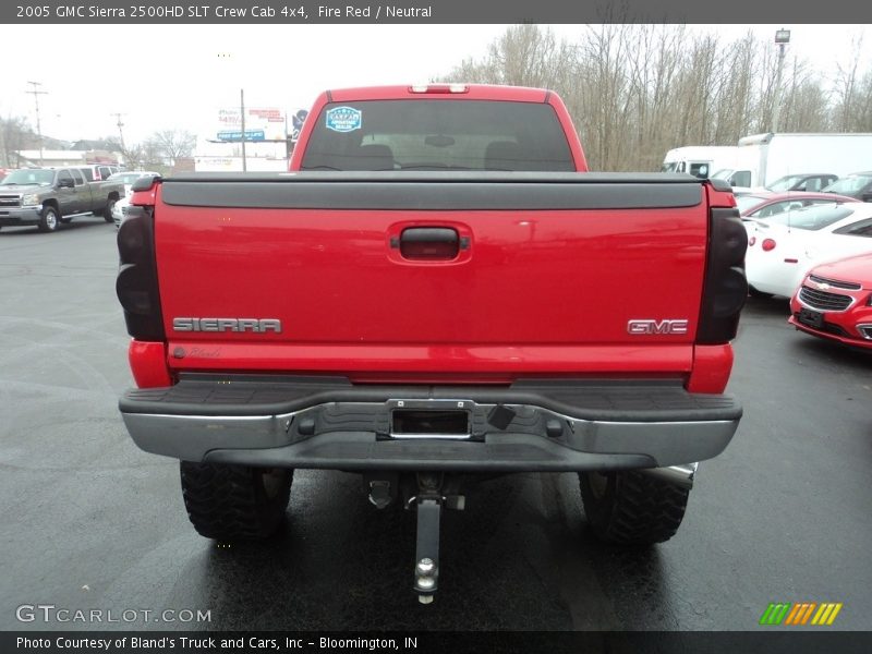 Fire Red / Neutral 2005 GMC Sierra 2500HD SLT Crew Cab 4x4