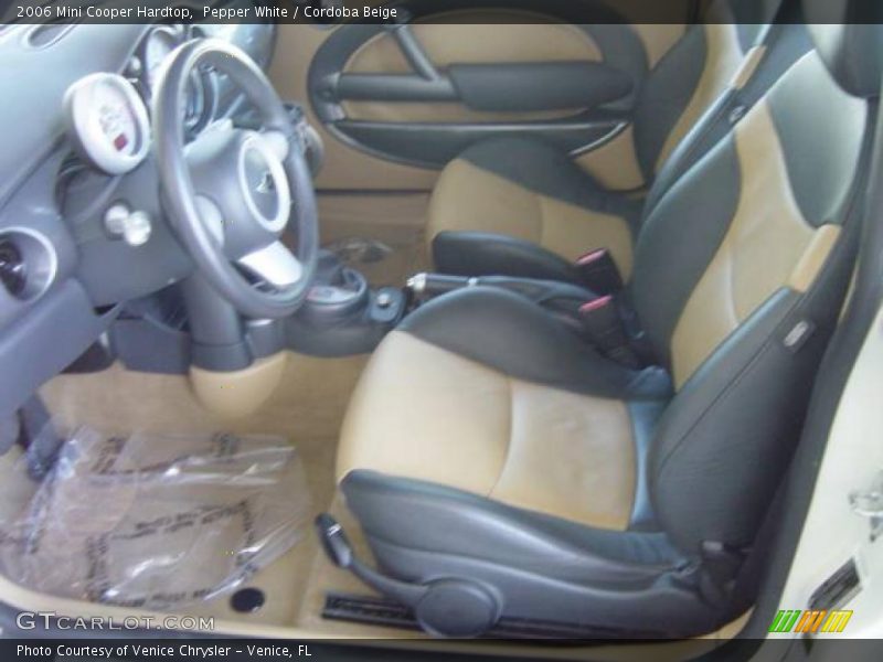 Pepper White / Cordoba Beige 2006 Mini Cooper Hardtop