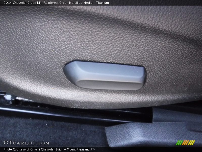 Rainforest Green Metallic / Medium Titanium 2014 Chevrolet Cruze LT
