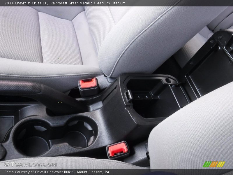 Rainforest Green Metallic / Medium Titanium 2014 Chevrolet Cruze LT
