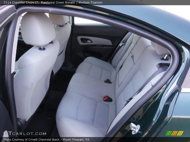 Rainforest Green Metallic / Medium Titanium 2014 Chevrolet Cruze LT