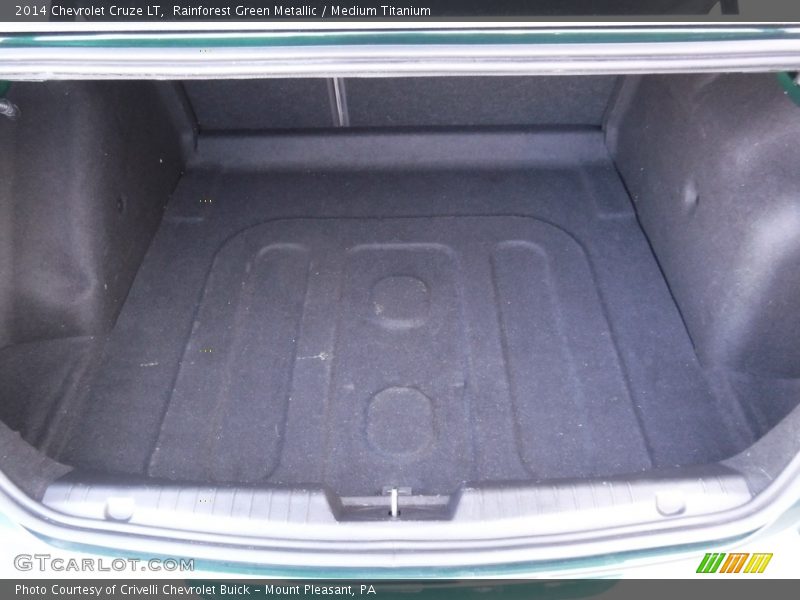 Rainforest Green Metallic / Medium Titanium 2014 Chevrolet Cruze LT