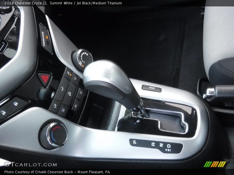 Summit White / Jet Black/Medium Titanium 2014 Chevrolet Cruze LS