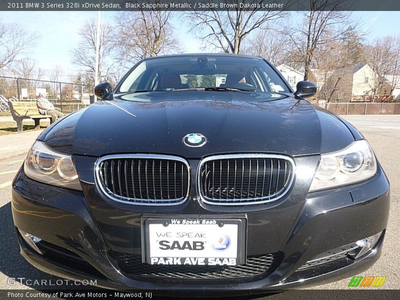Black Sapphire Metallic / Saddle Brown Dakota Leather 2011 BMW 3 Series 328i xDrive Sedan