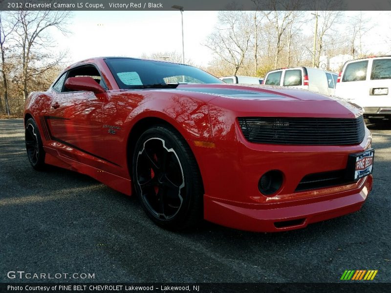 Victory Red / Black 2012 Chevrolet Camaro LS Coupe
