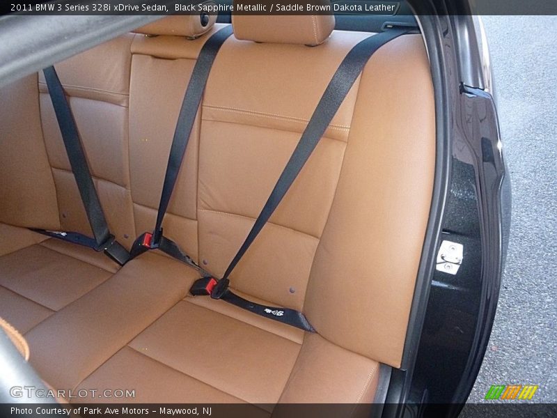 Black Sapphire Metallic / Saddle Brown Dakota Leather 2011 BMW 3 Series 328i xDrive Sedan