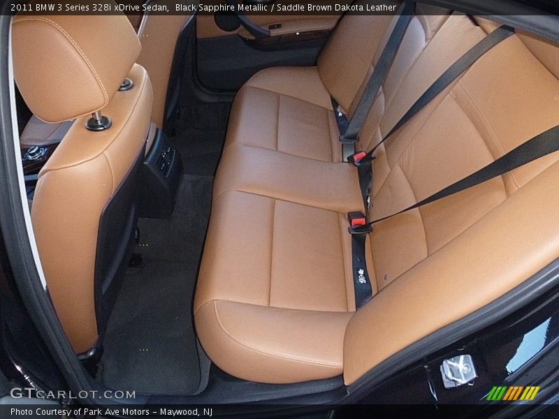 Black Sapphire Metallic / Saddle Brown Dakota Leather 2011 BMW 3 Series 328i xDrive Sedan