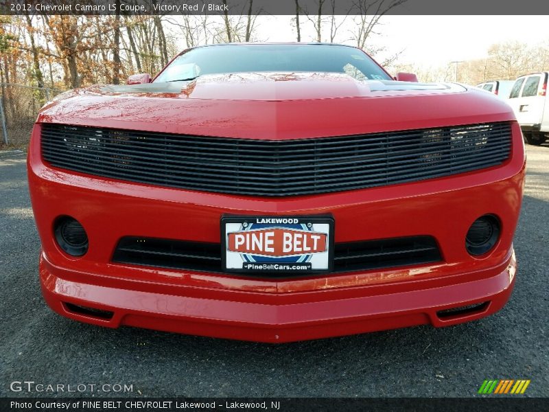 Victory Red / Black 2012 Chevrolet Camaro LS Coupe