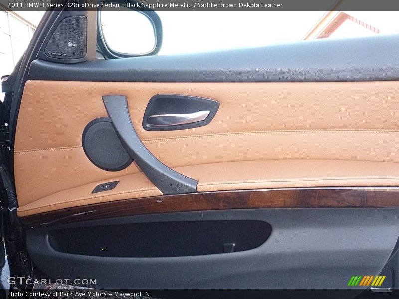 Black Sapphire Metallic / Saddle Brown Dakota Leather 2011 BMW 3 Series 328i xDrive Sedan