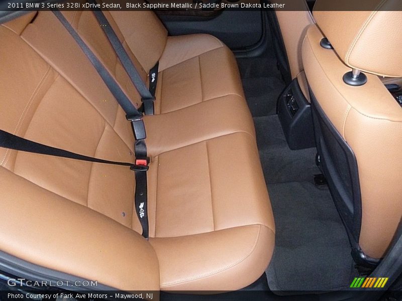 Black Sapphire Metallic / Saddle Brown Dakota Leather 2011 BMW 3 Series 328i xDrive Sedan