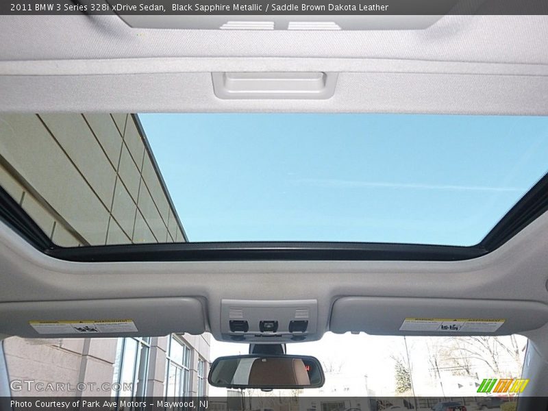 Black Sapphire Metallic / Saddle Brown Dakota Leather 2011 BMW 3 Series 328i xDrive Sedan