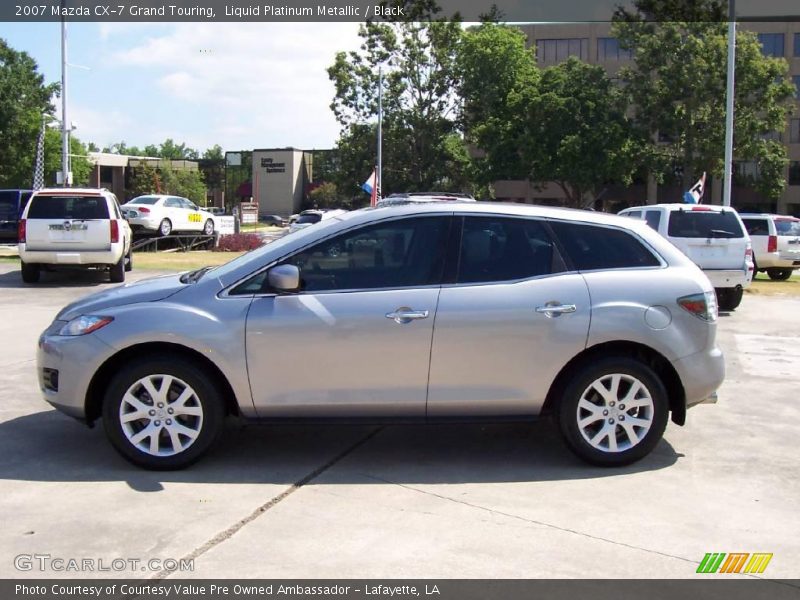 Liquid Platinum Metallic / Black 2007 Mazda CX-7 Grand Touring