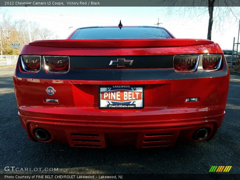 Victory Red / Black 2012 Chevrolet Camaro LS Coupe