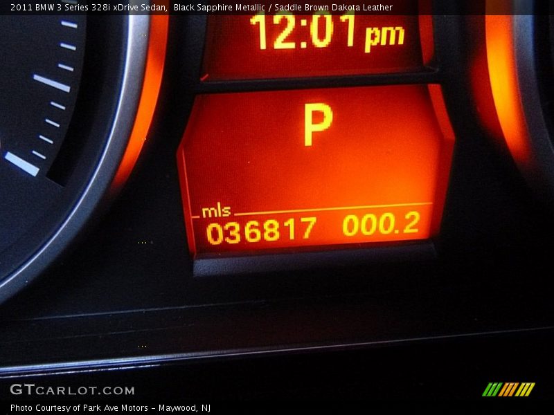 Black Sapphire Metallic / Saddle Brown Dakota Leather 2011 BMW 3 Series 328i xDrive Sedan