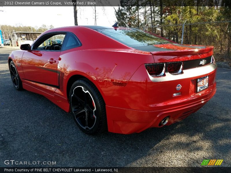 Victory Red / Black 2012 Chevrolet Camaro LS Coupe