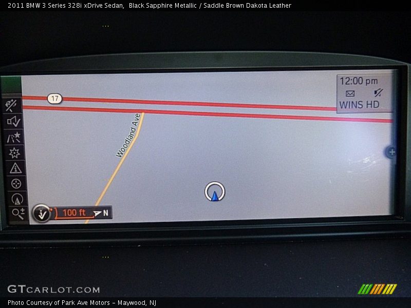 Black Sapphire Metallic / Saddle Brown Dakota Leather 2011 BMW 3 Series 328i xDrive Sedan