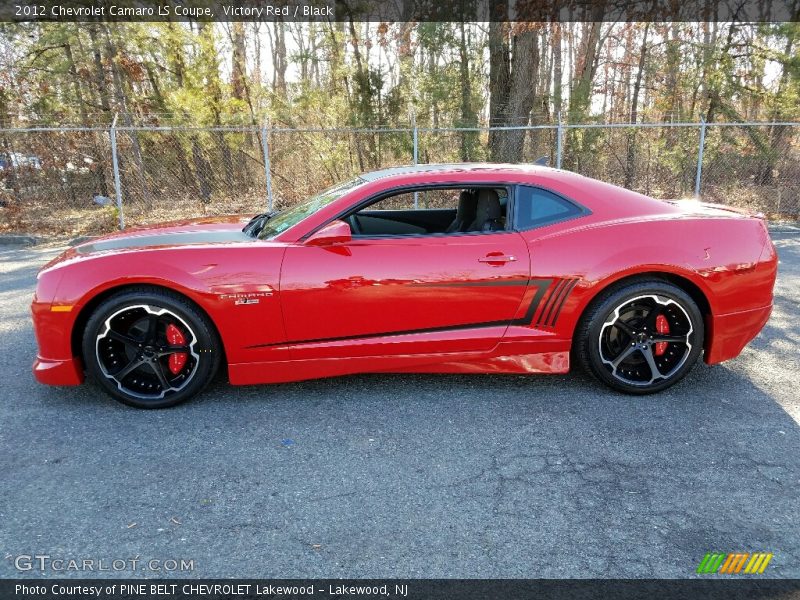Victory Red / Black 2012 Chevrolet Camaro LS Coupe