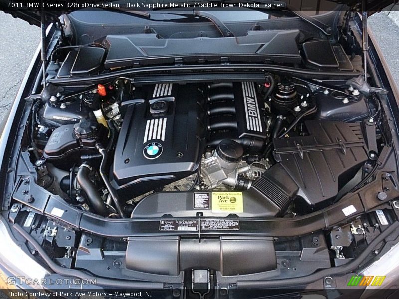 Black Sapphire Metallic / Saddle Brown Dakota Leather 2011 BMW 3 Series 328i xDrive Sedan