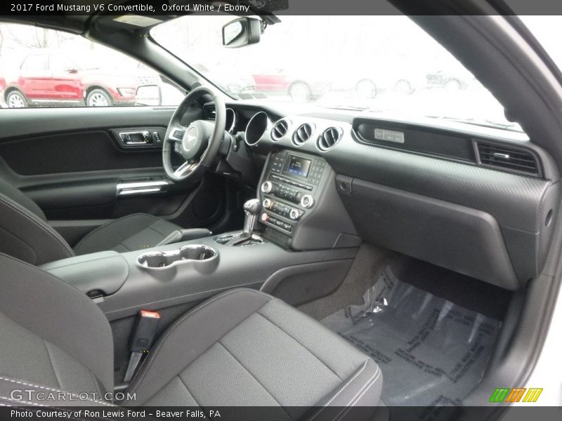 Oxford White / Ebony 2017 Ford Mustang V6 Convertible