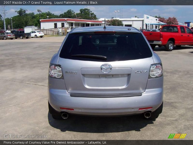 Liquid Platinum Metallic / Black 2007 Mazda CX-7 Grand Touring