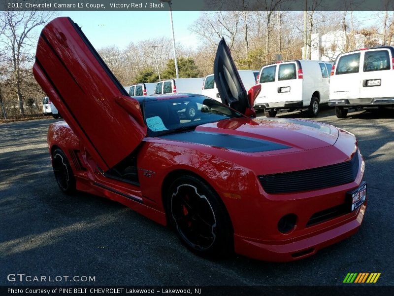 Victory Red / Black 2012 Chevrolet Camaro LS Coupe