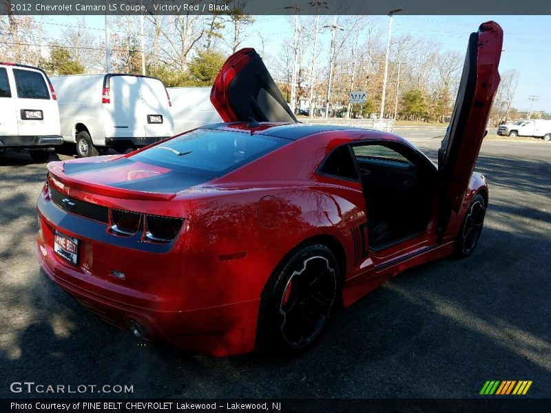 Victory Red / Black 2012 Chevrolet Camaro LS Coupe