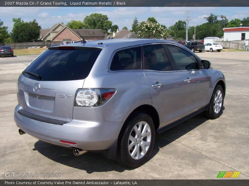 Liquid Platinum Metallic / Black 2007 Mazda CX-7 Grand Touring