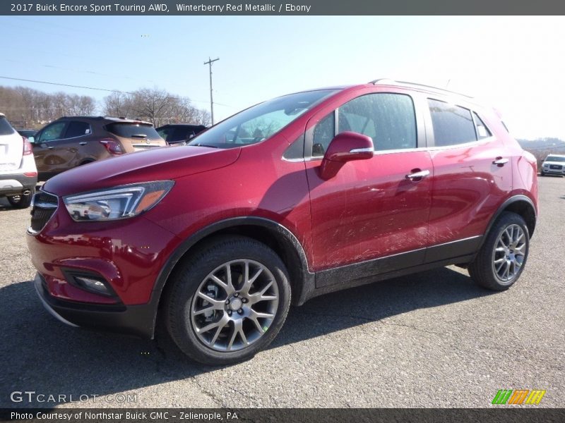Winterberry Red Metallic / Ebony 2017 Buick Encore Sport Touring AWD