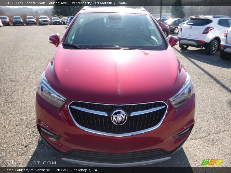 Winterberry Red Metallic / Ebony 2017 Buick Encore Sport Touring AWD