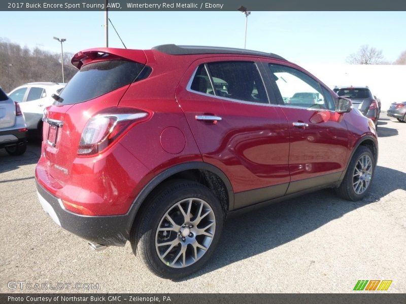 Winterberry Red Metallic / Ebony 2017 Buick Encore Sport Touring AWD