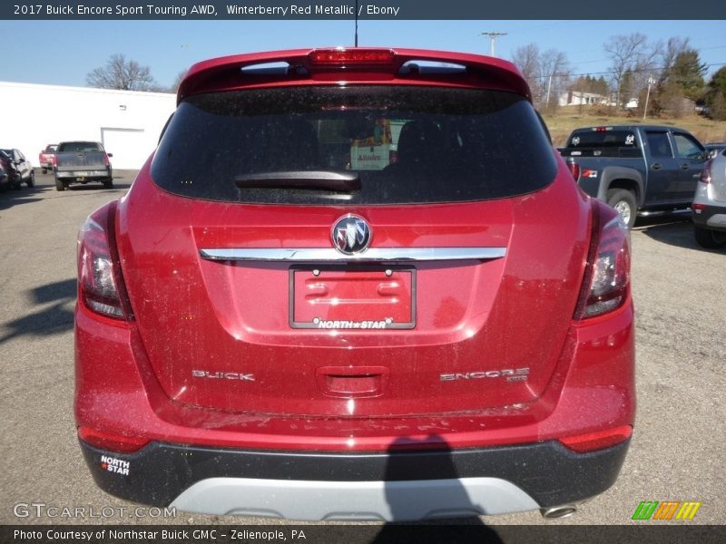 Winterberry Red Metallic / Ebony 2017 Buick Encore Sport Touring AWD