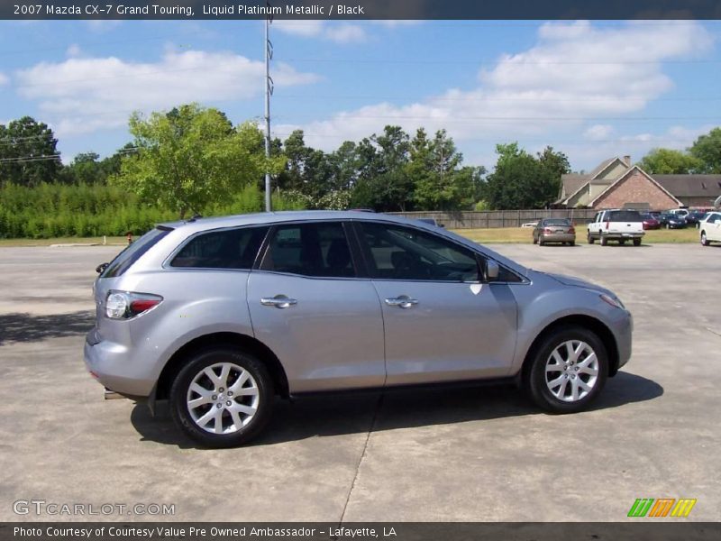 Liquid Platinum Metallic / Black 2007 Mazda CX-7 Grand Touring