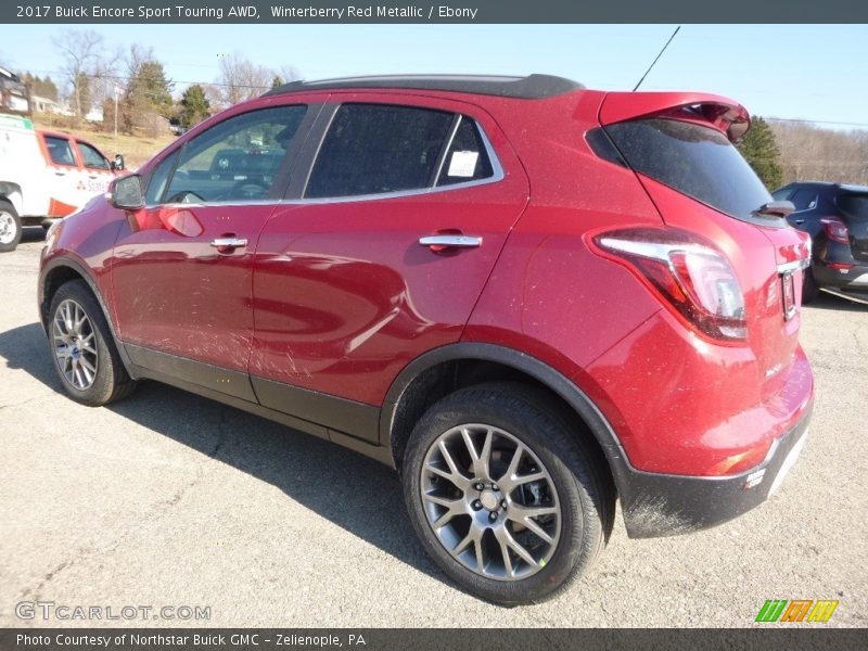 Winterberry Red Metallic / Ebony 2017 Buick Encore Sport Touring AWD