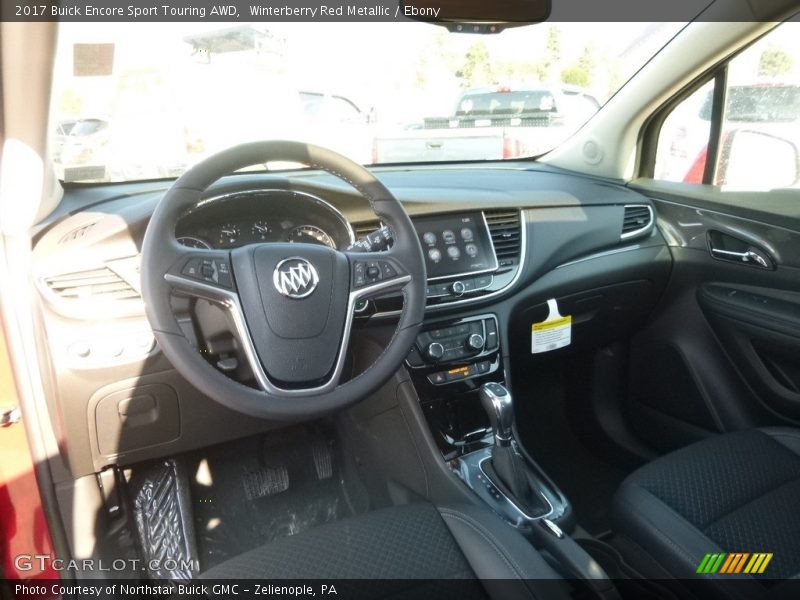 Dashboard of 2017 Encore Sport Touring AWD