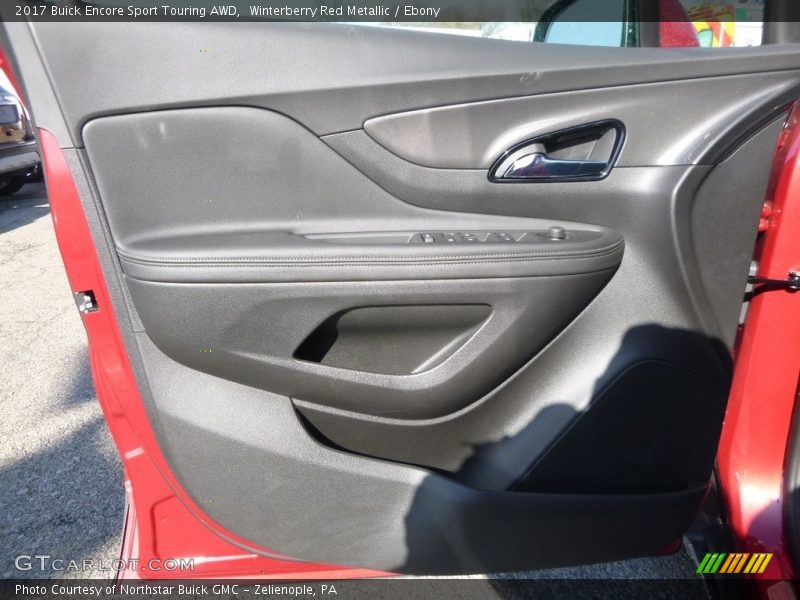Winterberry Red Metallic / Ebony 2017 Buick Encore Sport Touring AWD