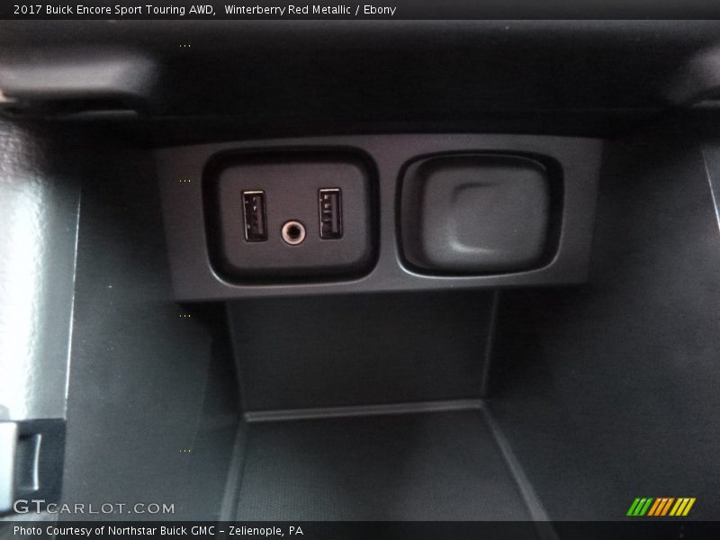 Winterberry Red Metallic / Ebony 2017 Buick Encore Sport Touring AWD