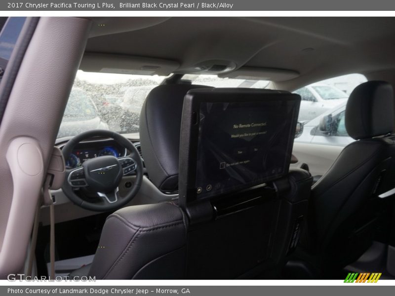 Brilliant Black Crystal Pearl / Black/Alloy 2017 Chrysler Pacifica Touring L Plus