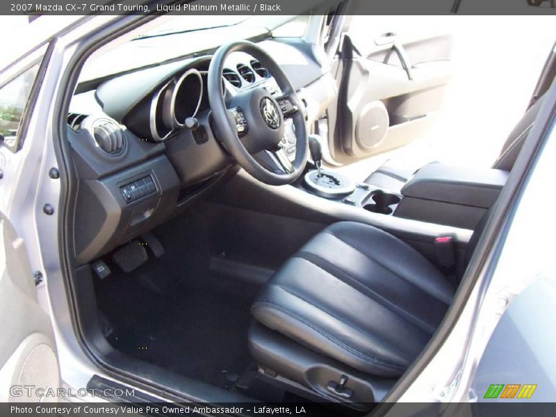 Liquid Platinum Metallic / Black 2007 Mazda CX-7 Grand Touring