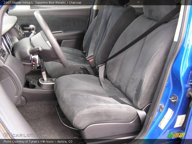 Sapphire Blue Metallic / Charcoal 2007 Nissan Versa S