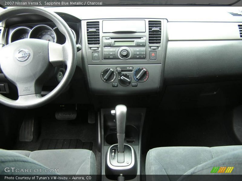 Sapphire Blue Metallic / Charcoal 2007 Nissan Versa S