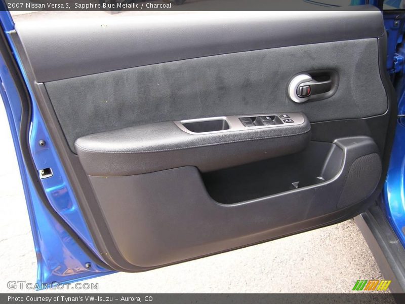 Sapphire Blue Metallic / Charcoal 2007 Nissan Versa S