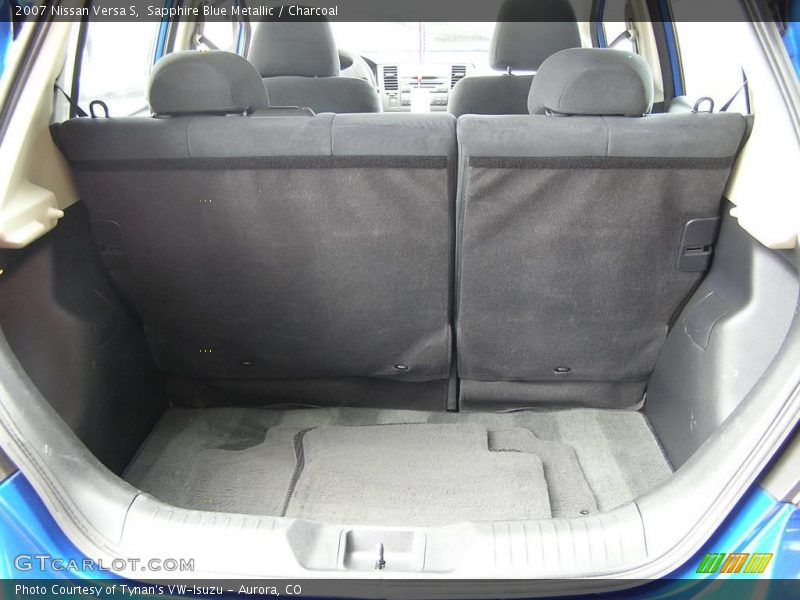 Sapphire Blue Metallic / Charcoal 2007 Nissan Versa S