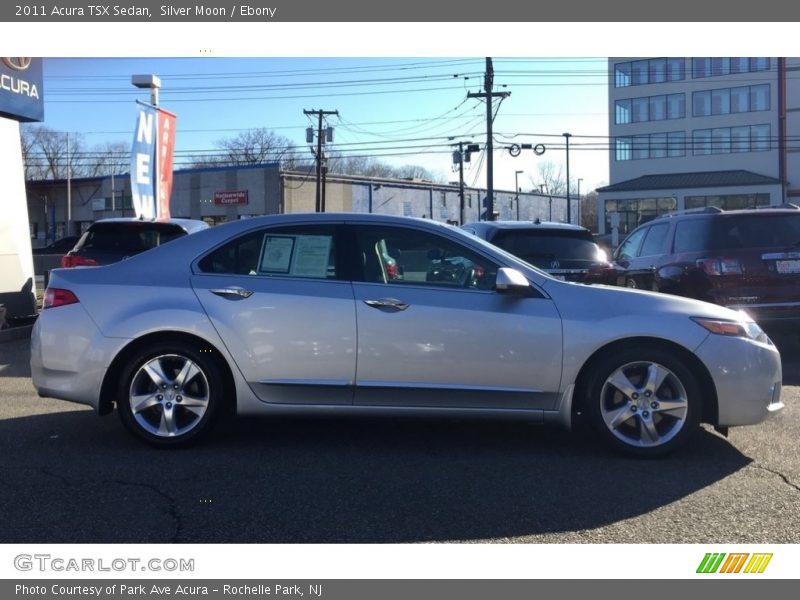 Silver Moon / Ebony 2011 Acura TSX Sedan