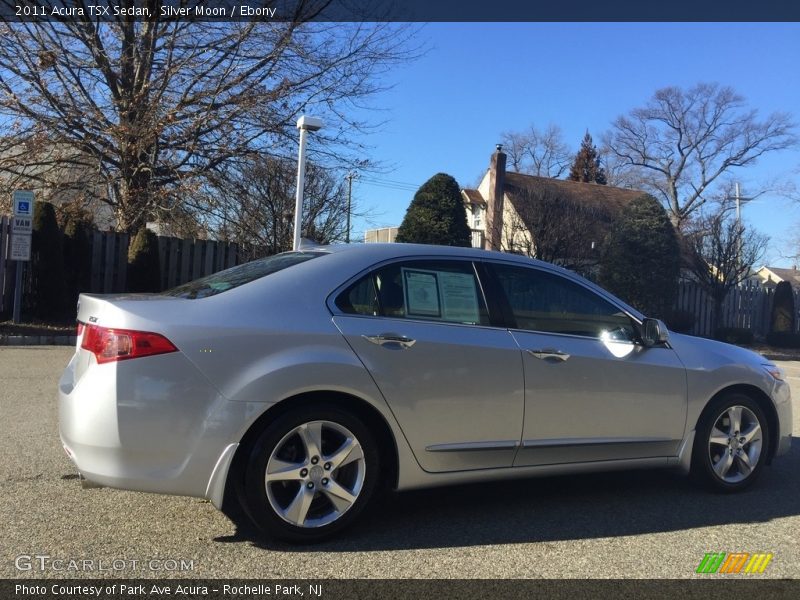 Silver Moon / Ebony 2011 Acura TSX Sedan