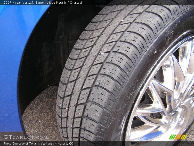 Sapphire Blue Metallic / Charcoal 2007 Nissan Versa S